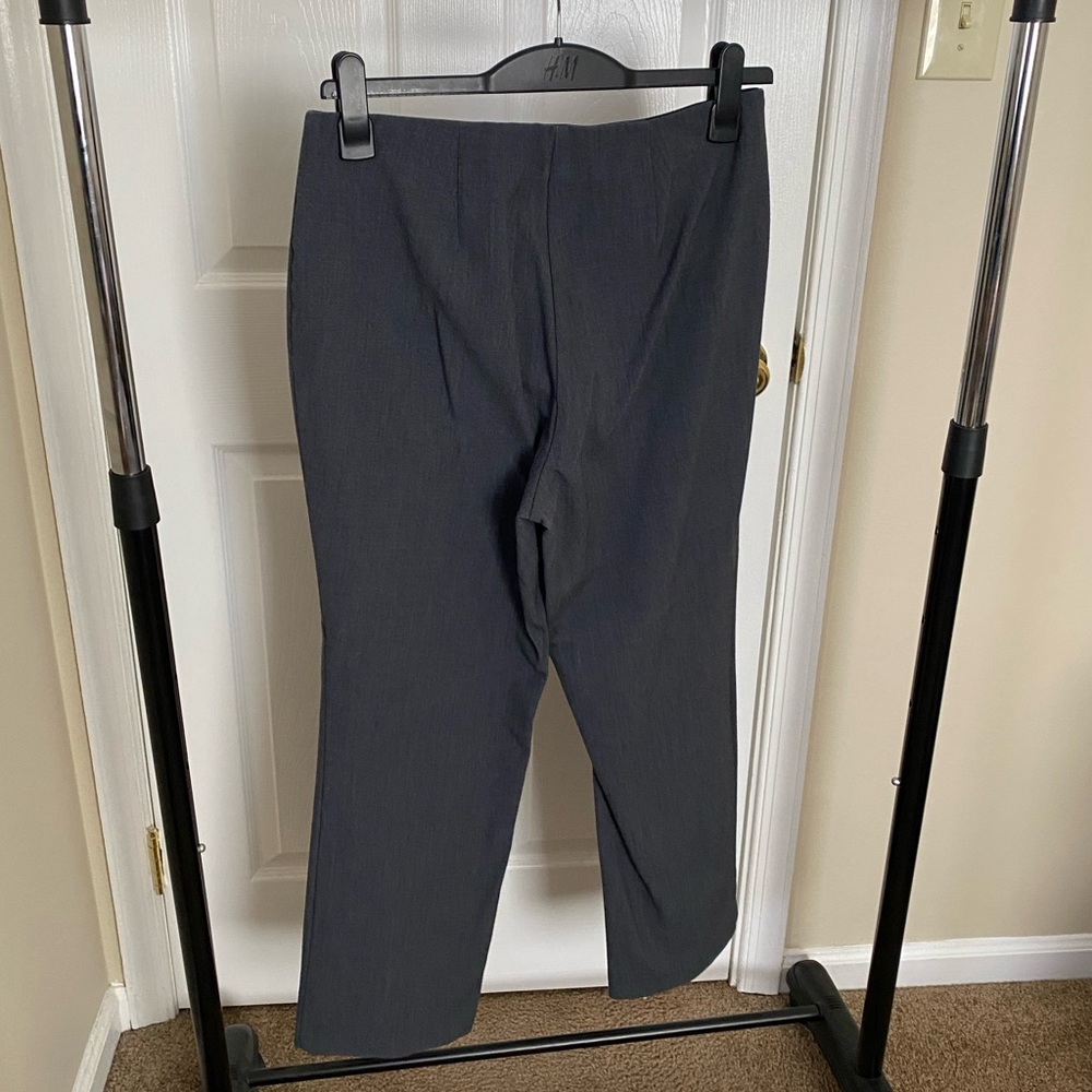 Croft & Barrow Grey Flared Dress Pants